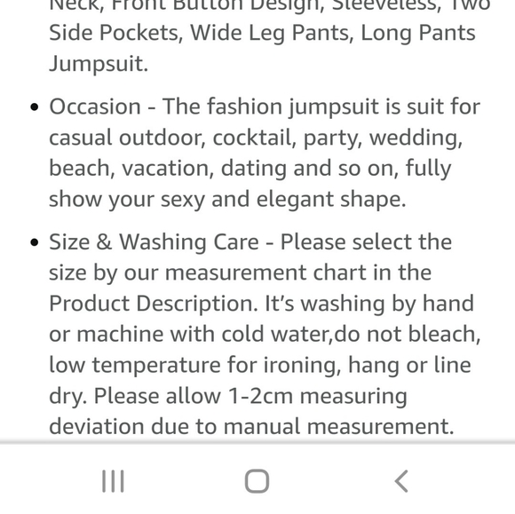 Cute yellow and white capri jumpsuit/romper. NWT. Size M - Picture 7 of 8